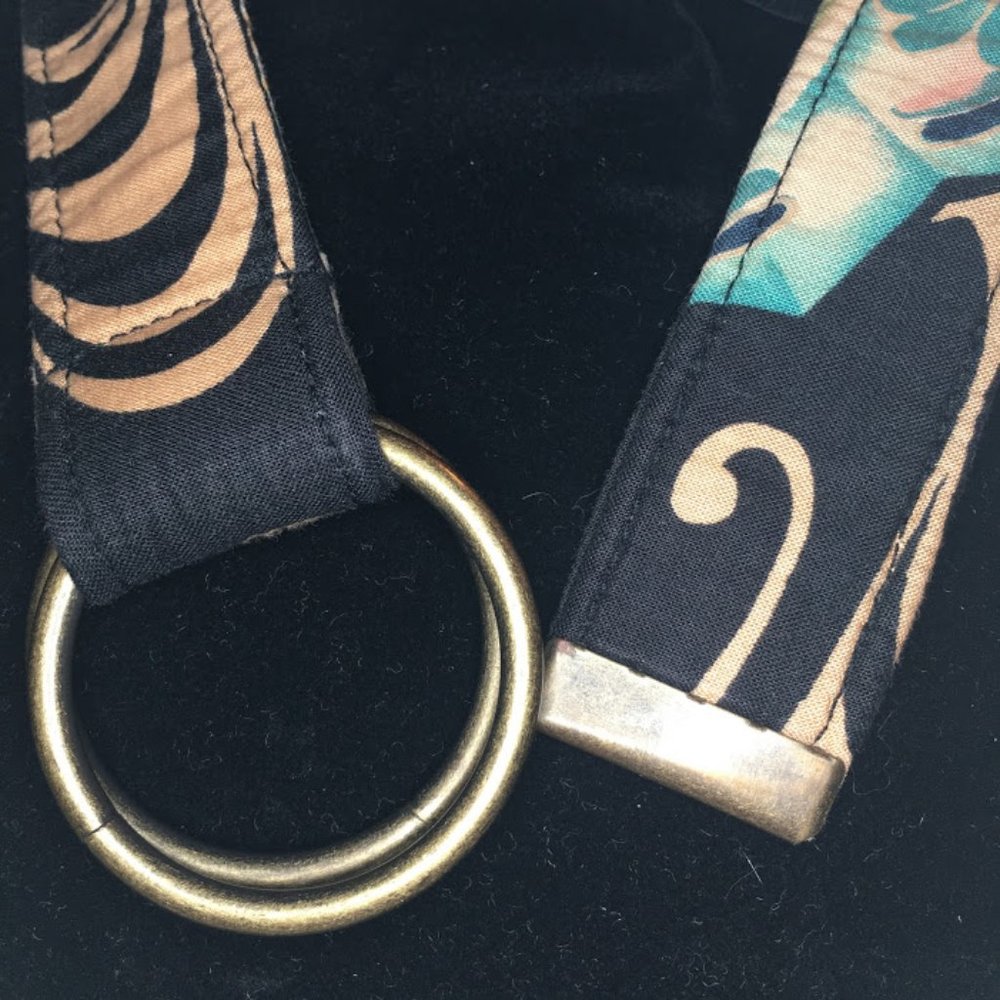 Japanese Handcrafted Quilted Fabric Belt - Picture 2 of 8